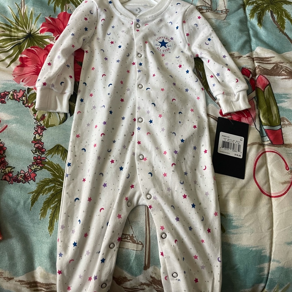 Converse onesie